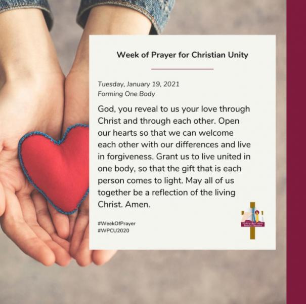 Medicine Hat Catholic Schools shared a prayer for “all of us together be a reflection of the living Christ.” 