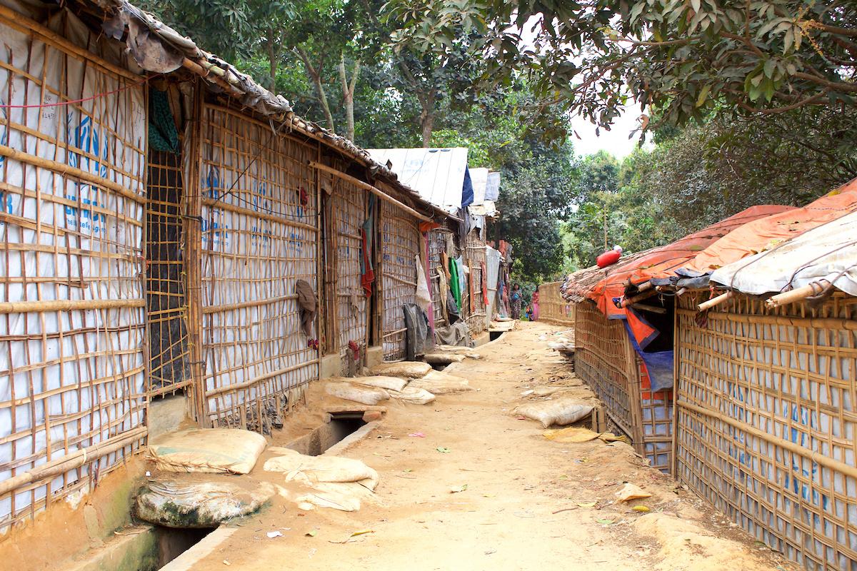 Rohingya camp in Kutupalong