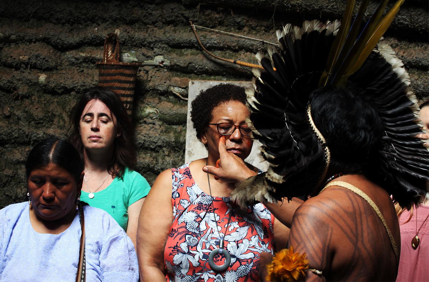indigenous ceremony in Brazil