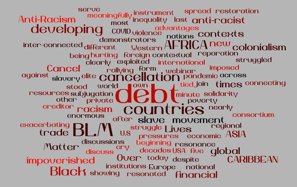 Cloud image- Debt cancellation and debt webinar