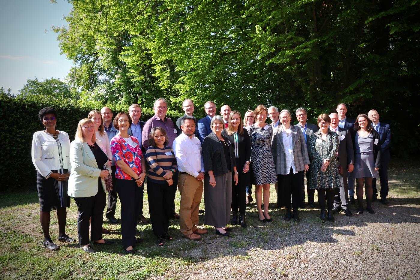 Participants of the "Working together" meeting in Bossey