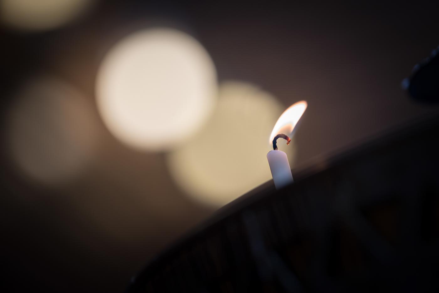 Candle at the Chapel of the Ecumenical centre