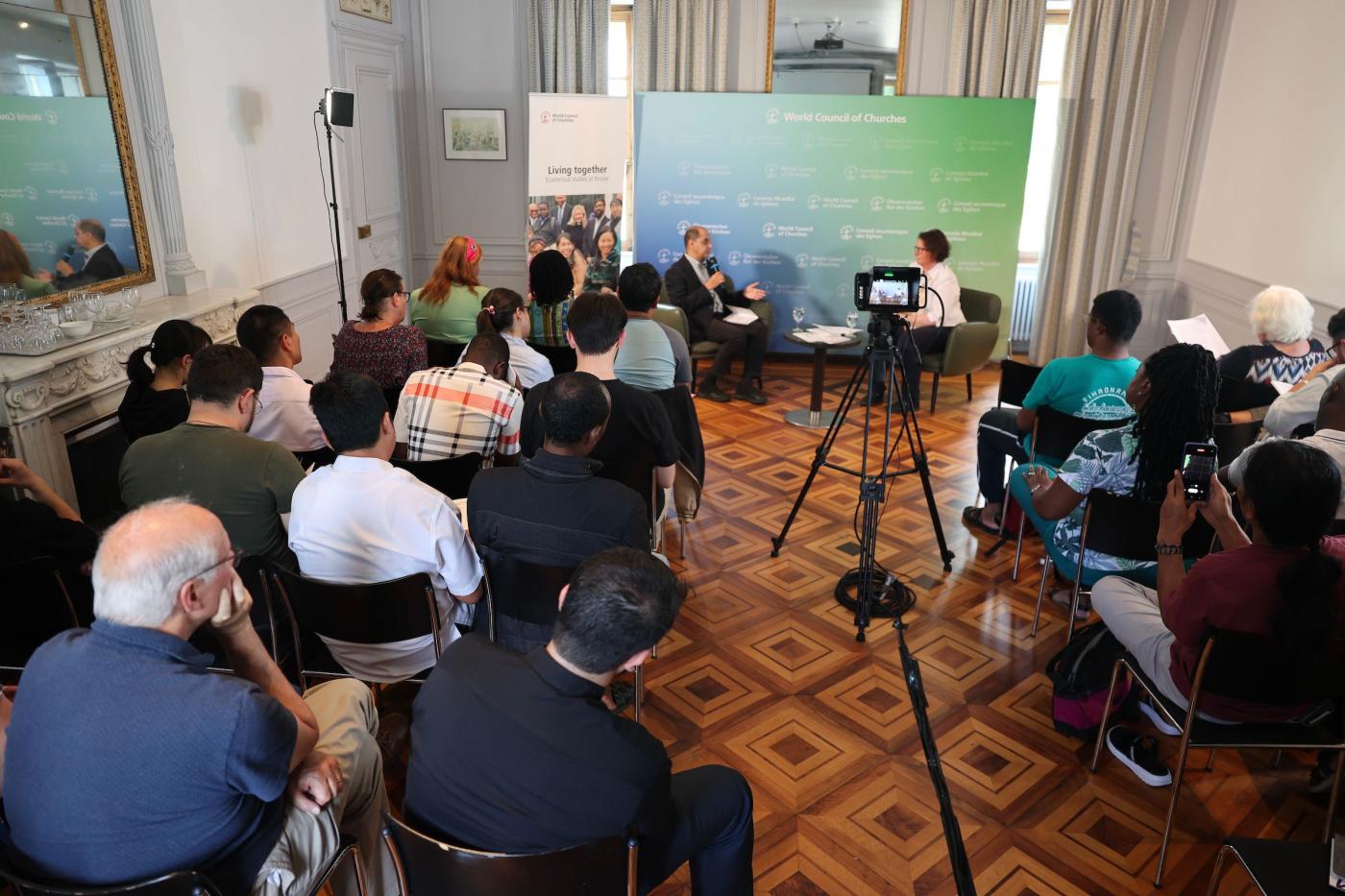 On 28 July, the launch of the document “Building Interreligious Solidarity in Our Wounded World. The Way of Common Formation” took place at the Ecumenical Institute at Bossey, Photo: Gloria Koymans/WCC