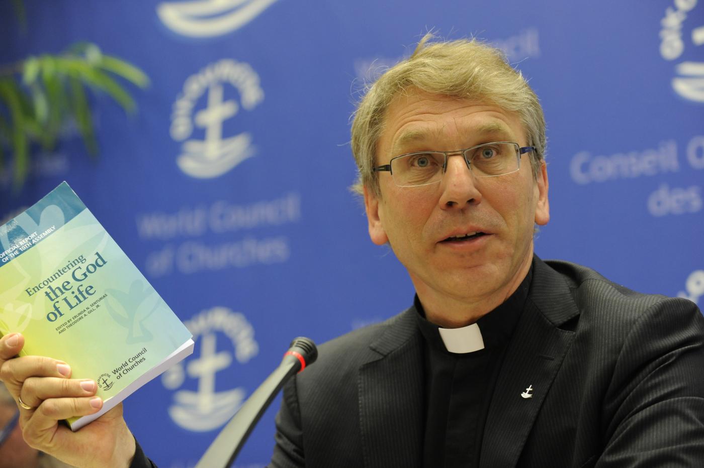 WCC general secretary Rev. Dr Olav Fykse Tveit at the WCC Central Committee meeting in Geneva.