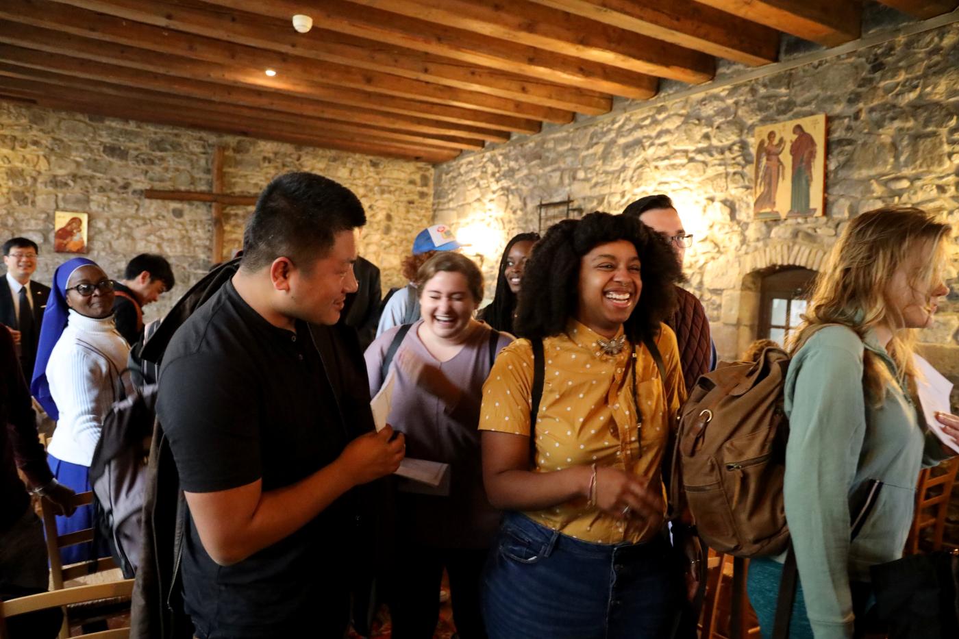 Bossey students in the chapel of the Ecumenical Institute at Bossey. Photo: Peter Kenny/WCC
