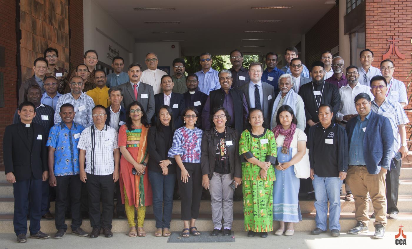 Participantes del seminario "Recursos humanos y desarrollo de liderazgo para la diaconía y el desarrollo” en Chiang Mai (Tailandia). Foto: CCA