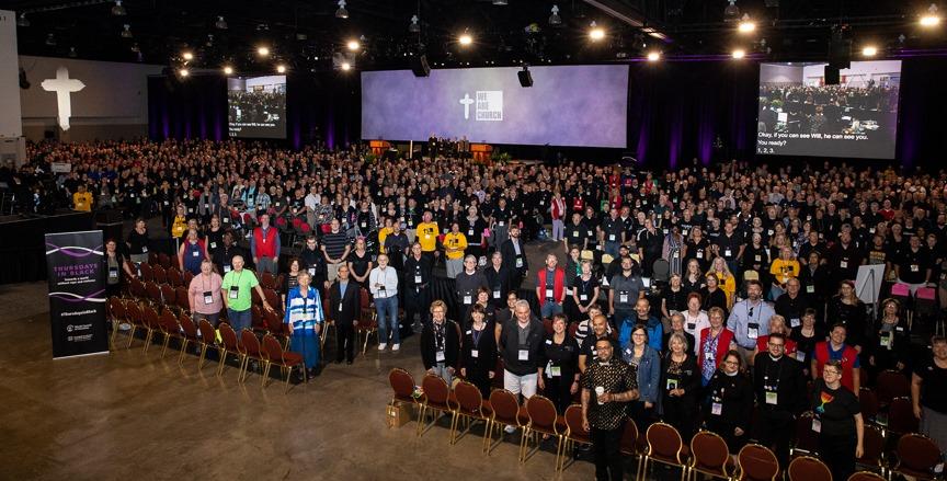 Thursdays in Black at the 2019 Church Wide Assembly at the Wisconsin Center in Milwaukee. Photo: ELCA 