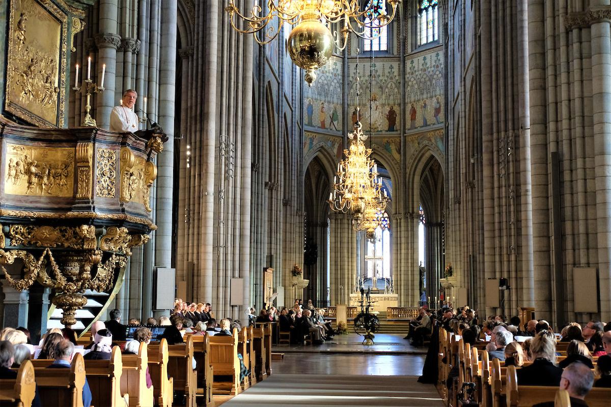 Ecumenical prayer service in Uppsala Cathedral. Photo: Mikael Stjernberg/Christian Council of Sweden