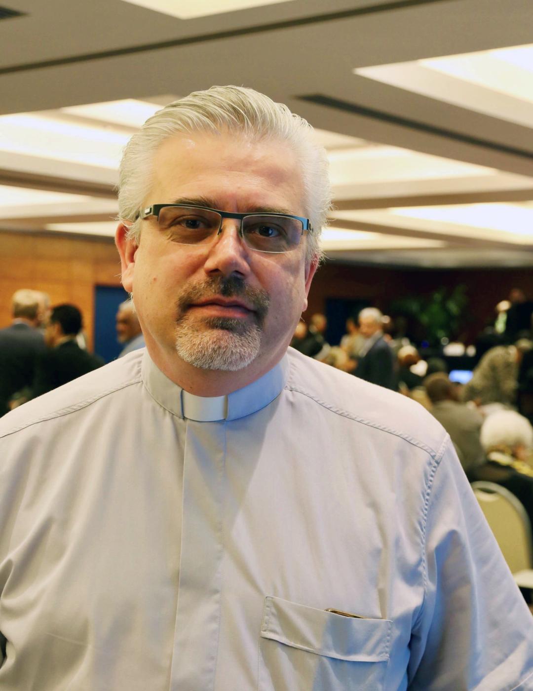 Fr Fabio Baggio, undersecretary of the Migrants and Refugees section of the Vatican’s office for Integral Human Development. Photo: Xanthi Morfi/WCC
