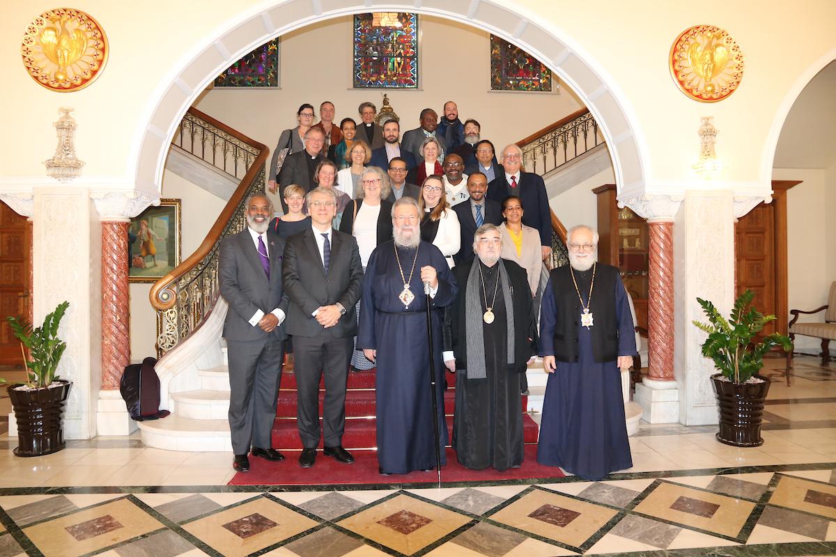 El Comité de Planificación de la Asamblea del CMI reunido en Chipre. Foto: Marianne Ejdersten/CMI