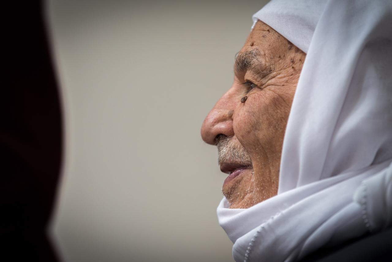 Jad Saba Yusef Salem was born Ma’alul, and lived there until the villagers had to flee in 1948.  All photos: Albin Hillert/WCC