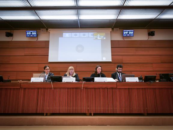 Panelists of the side-event of the UN Human rights Council