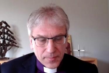 Bishop Dr Olav Fykse Tveit during the online morning prayer