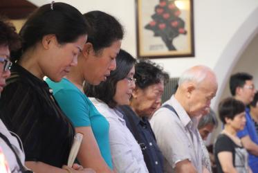 Sunday service in Nanjing, China, venue of the plenary commission meeting of Faith and Order, June 2019, Photo: WCC