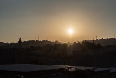 sunset in Bethlehem