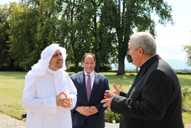 WCC, Muslim World League and The Foundation Dialogue for Peace meet at Bossey