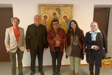 Bolivia delegation visits WCC