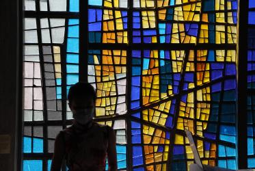 Bossey chapel stained glass window