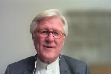 Bishop Bedford-Strohm video interview screenshot