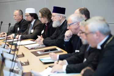 Religious leaders at the meeting