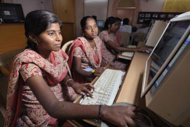 Girls Vocational training in India- using computers