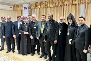WCC leaders meet the Ukrainian Council of Churches and Religious Organizations (UCCRO)