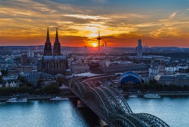 Sunrise over Cologne 