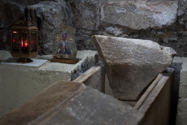 The tomb of saint Lazarus, in the Church of Saint Lazarus in Larnaca, Cyprus, Photo: Albin Hillert/WCC