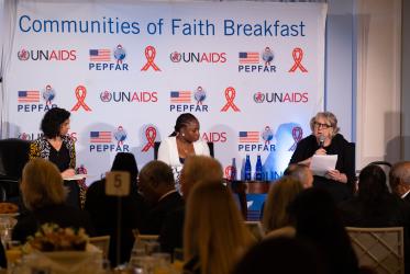 New York City, September 21 2023- The Wrold Council of Churches, UNAIDS and PEPFAR hosted the Communities of Faith Prayer Breakfast during the high level week of the UN General Assembly, gathering faith leaders and other health care leaders and practitioners to learn and pray together about the current state of AIDS among children and the rest of the population.
