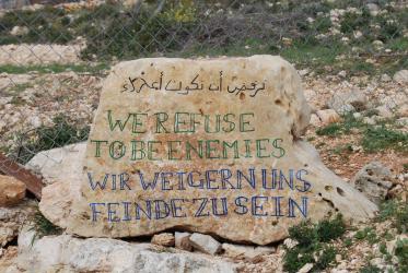 Bethlehem shepherds, water shortage and trees of hope