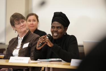 Dr Agnes Aboum, moderator of the WCC Central Committee, Photo: Aarne Ormio/WCC