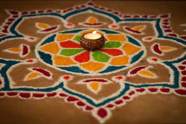 Diwali lamp. Photo: Nimish Gogri