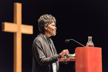 Dr Agnes Abuom, moderator of the Central Committee of the World Council of Churches. Photo: Albin Hillert/WCC