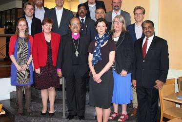 Church and ecumenical group visits the European Union in Brussels. Photo by Peter Bronsveld. 