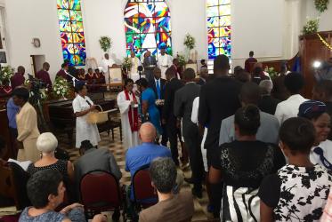 Service marking the 200th anniversary of the Methodist Church in Haiti. © Jim Hodgson/United Church of Canada