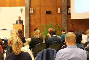 “Stop Human Rights Abuse!” event at the Ecumenical Centre. Photo: WCC
