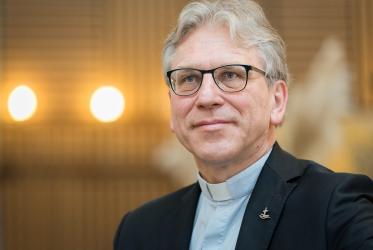 À compter du 1er avril 2020, le pasteur Olav Fykse Tveit assumera ses nouvelles fonctions d’évêque président de l’Église de Norvège. Photo: Albin Hillert/COE