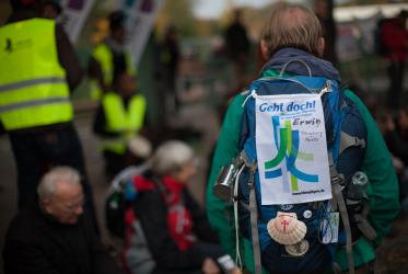 Climate justice pilgrimages have been promoted by the churches in Germany since 2015. Photo: Sean Hawkey/WCC