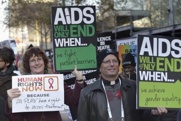 Faith participants at AIDS 2014. © Paul Jeffrey/WCC