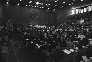 La quatrième Assemblée du COE à Uppsala, où fut semée la première graine d’un accord de partenariat entre l’Église pentecôtiste du Chili et l’Église unie du Christ. Photo: COE