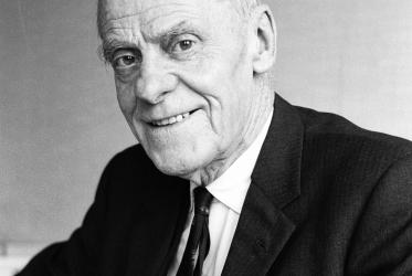 Dr W.A. Visser 't Hooft, first general secretary of the WCC, 1966. © WCC/John P. Taylor