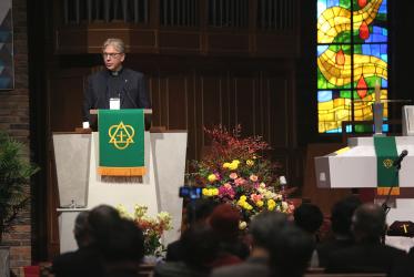 WCC general secretary Rev. Dr Olav Fykse Tveit at the Assembly of the National Council of Churches in Korea. Photo: Son Seung-ho/NCCK/WCC