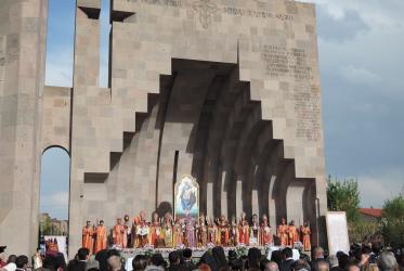   Service of canonization of the victims of the Armenian genocide. Photo:WCC/Marianne Ejdersten 