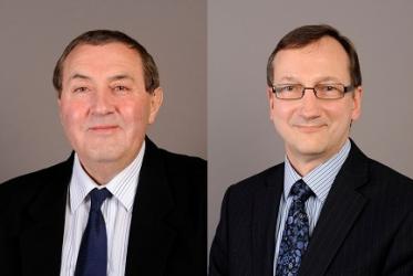 Ioan Sauca (left) and Peter Prove (right) are taking up new responsibilities in the WCC. 